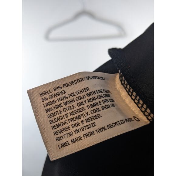 Ruched Bodycon Dress Sleeveless Mini Wild Fable Black XS Plunge Shimmer Fitted - Picture 4 of 7